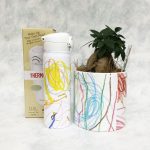 サーモス500ml・お絵かきフラワー