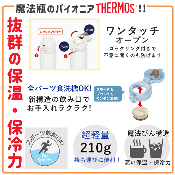 食洗機対応 サーモス500ml